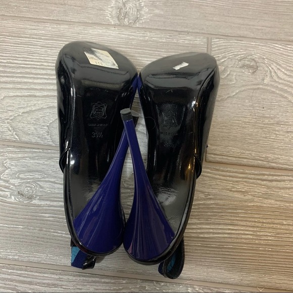 Pierre Hardy patent neoprene peep toe heels bootie 39.5 - Picture 5 of 9